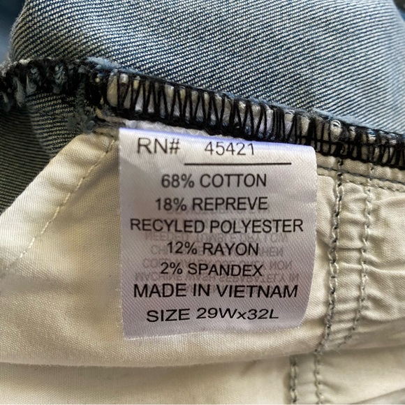 PACSUN Active Stretch Slim Light Wash Jeans Size 29 x 32 - Picture 4 of 13